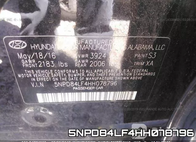 5NPD84LF4HH078796 фото 10