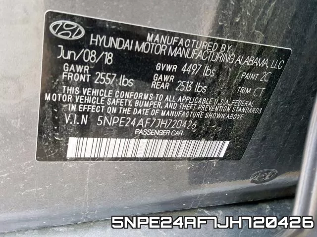 5NPE24AF7JH720426 фото 2