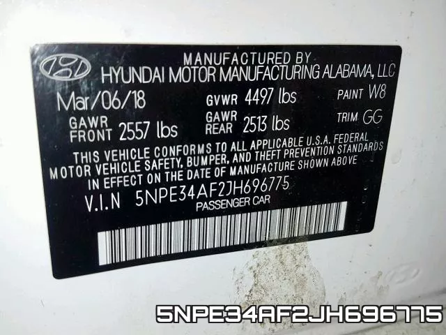 5NPE34AF2JH696775 фото 2