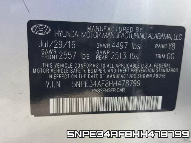 5NPE34AF8HH478799 фото 2