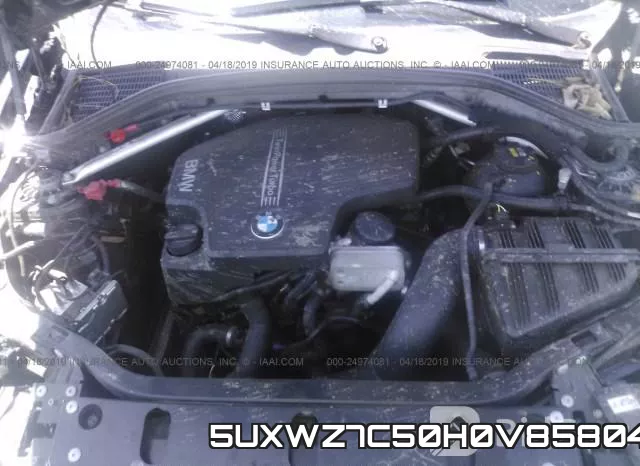 5UXWZ7C50H0V85804 фото 2