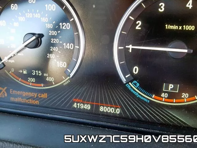 5UXWZ7C59H0V85560 фото 9