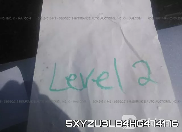 5XYZU3LB4HG474176 фото 10