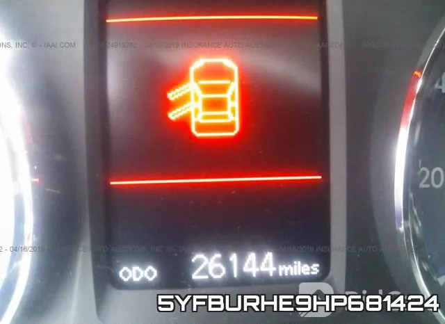 5YFBURHE9HP681424 фото 8