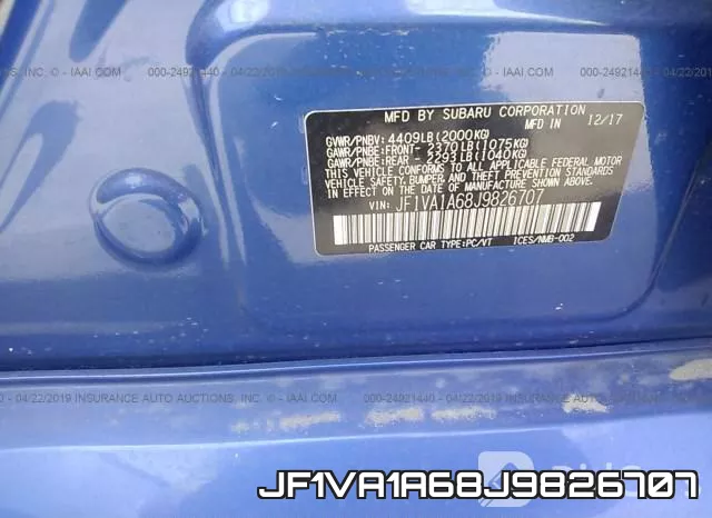 JF1VA1A68J9826707 фото 9