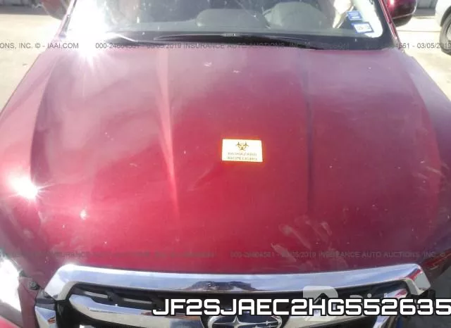 JF2SJAEC2HG552635 фото 2