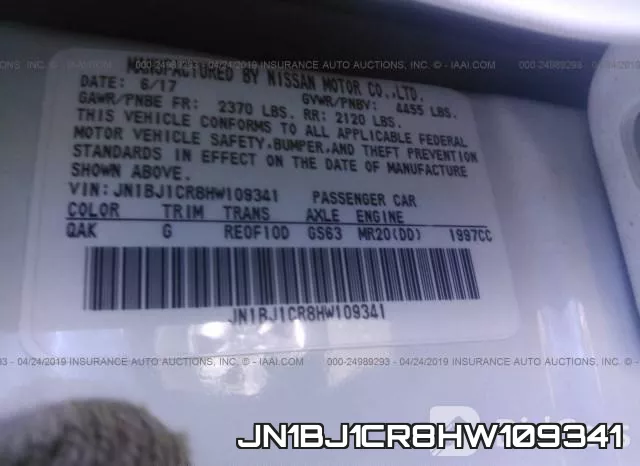 JN1BJ1CR8HW109341 фото 10