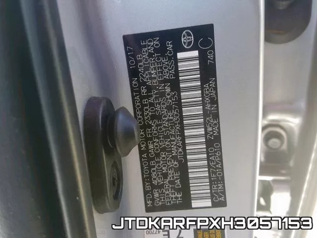 JTDKARFPXH3057153 фото 2