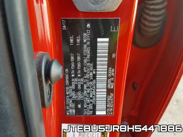 JTEBU5JR8H5447886 фото 2