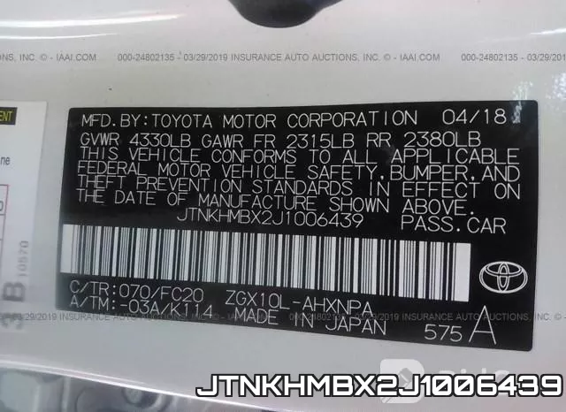 JTNKHMBX2J1006439 фото 10