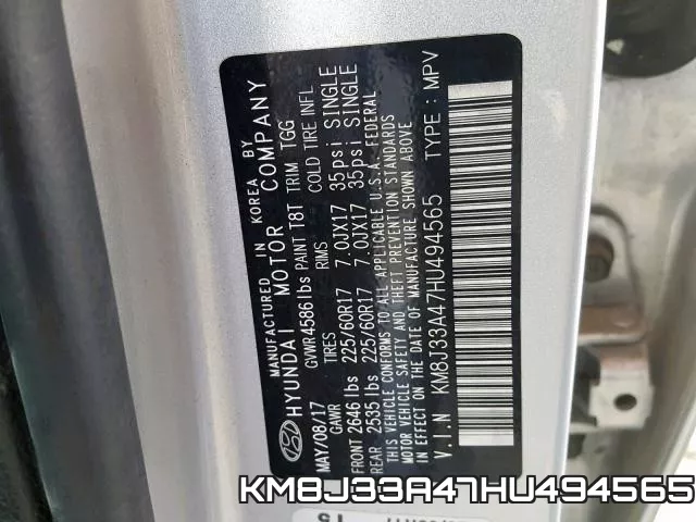 KM8J33A47HU494565 фото 2
