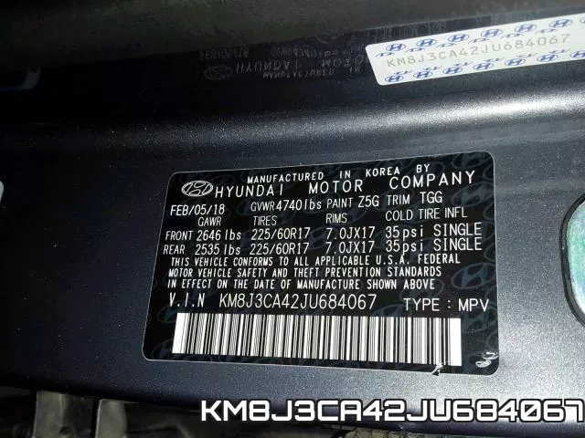 KM8J3CA42JU684067 фото 2