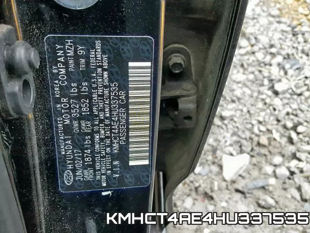 KMHCT4AE4HU337535 фото 2