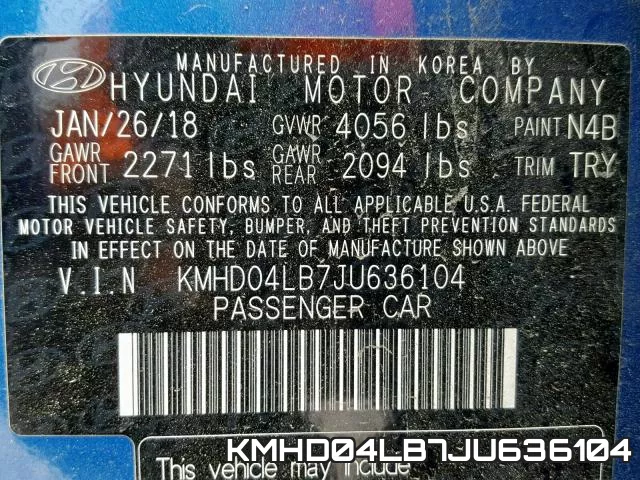 KMHD04LB7JU636104 фото 2