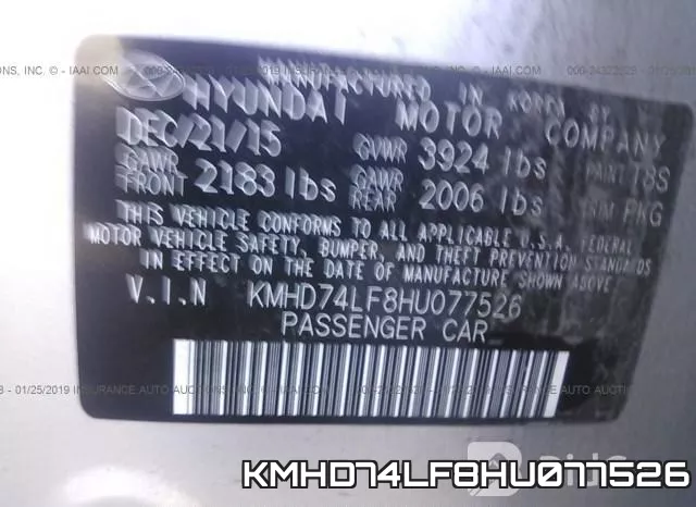KMHD74LF8HU077526 фото 10