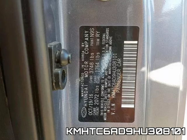 KMHTC6AD9HU308101 фото 2