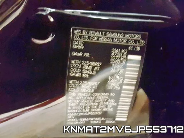 KNMAT2MV6JP553712 фото 2