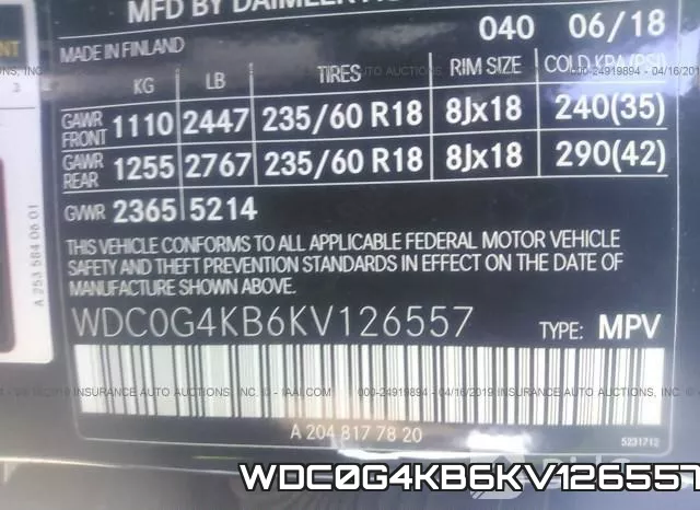 WDC0G4KB6KV126557 фото 10