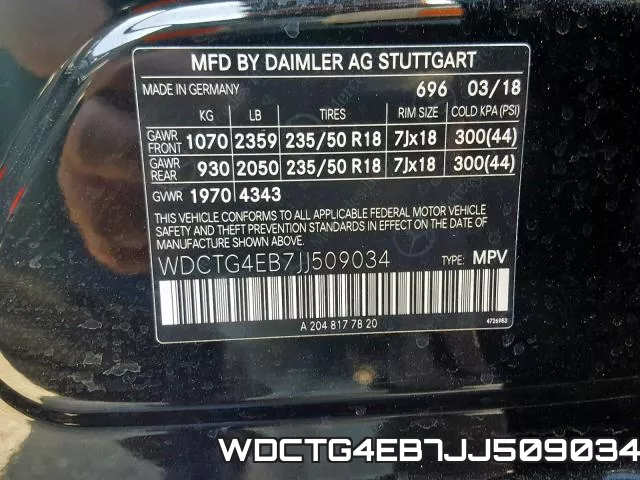 WDCTG4EB7JJ509034 фото 2