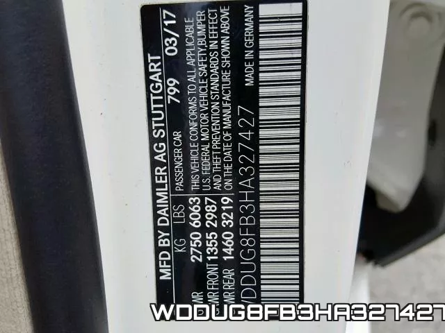 WDDUG8FB3HA327427 фото 2