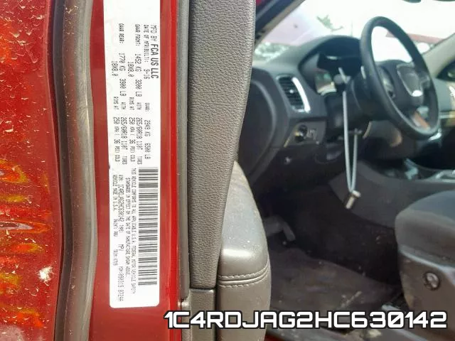 1C4RDJAG2HC630142 фото 2