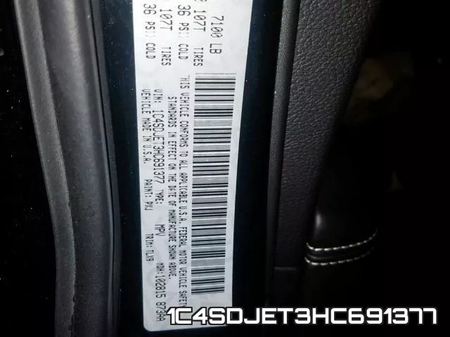 1C4SDJET3HC691377 фото 2