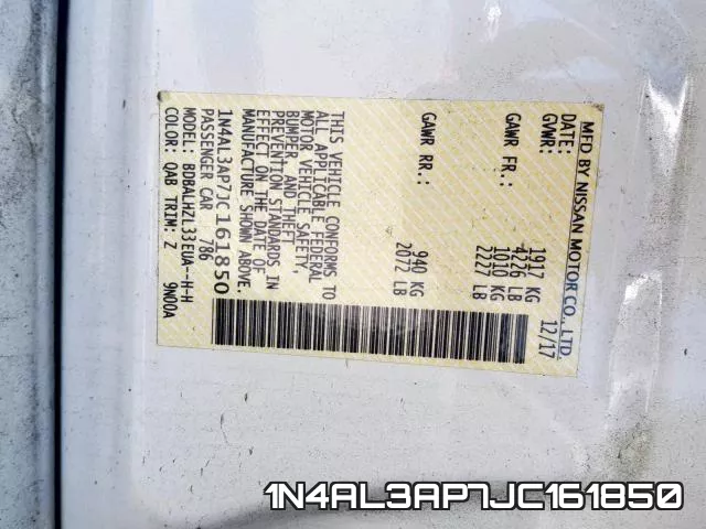 1N4AL3AP7JC161850 фото 2
