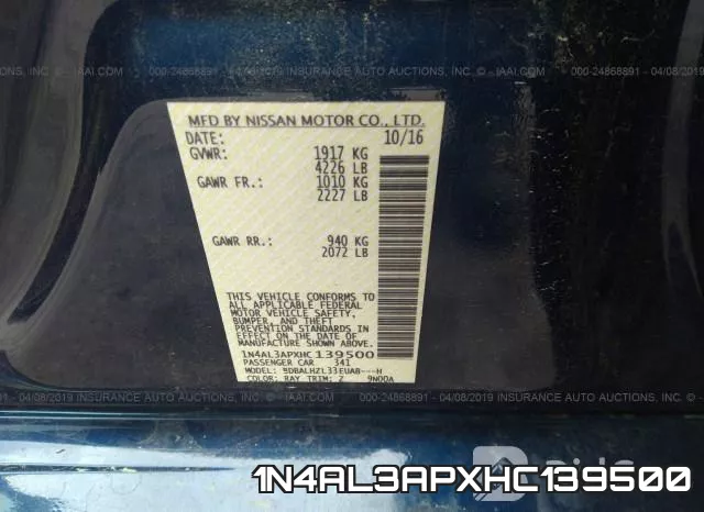 1N4AL3APXHC139500 фото 10