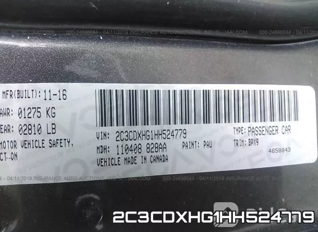 2C3CDXHG1HH524779 фото 10