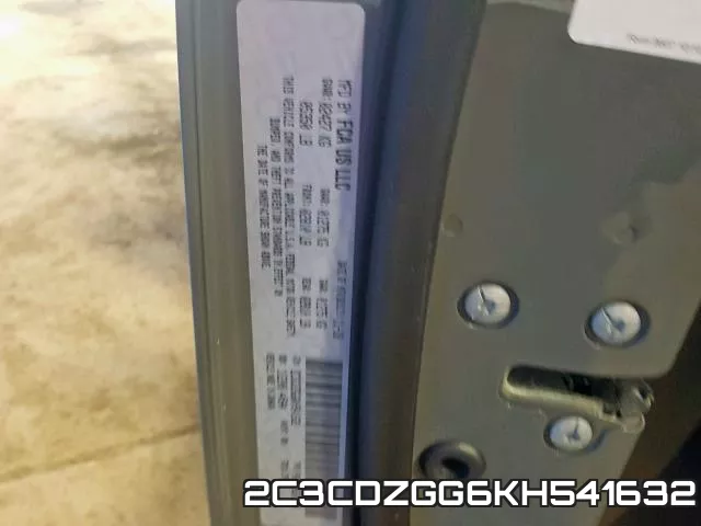 2C3CDZGG6KH541632 фото 2