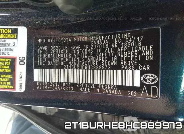 2T1BURHE8HC889973 фото 10