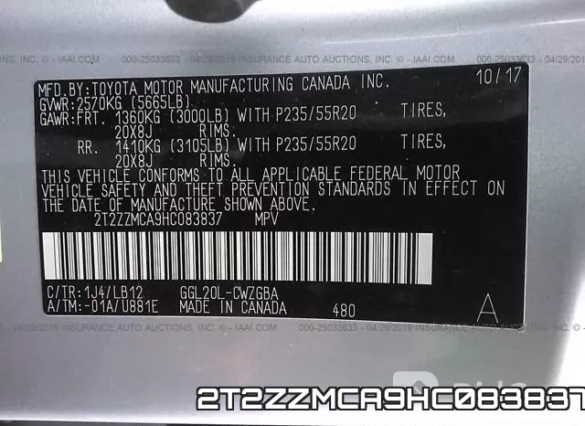 2T2ZZMCA9HC083837 фото 10