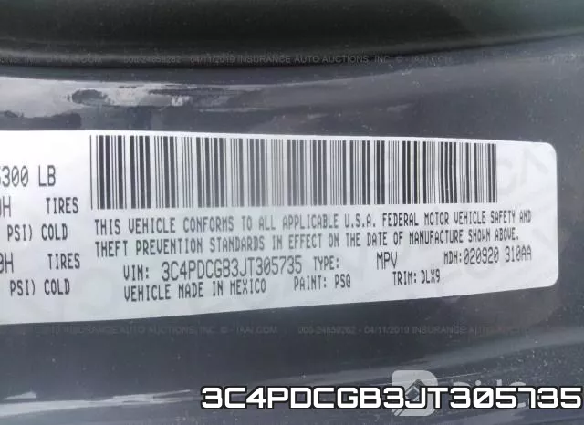3C4PDCGB3JT305735 фото 10