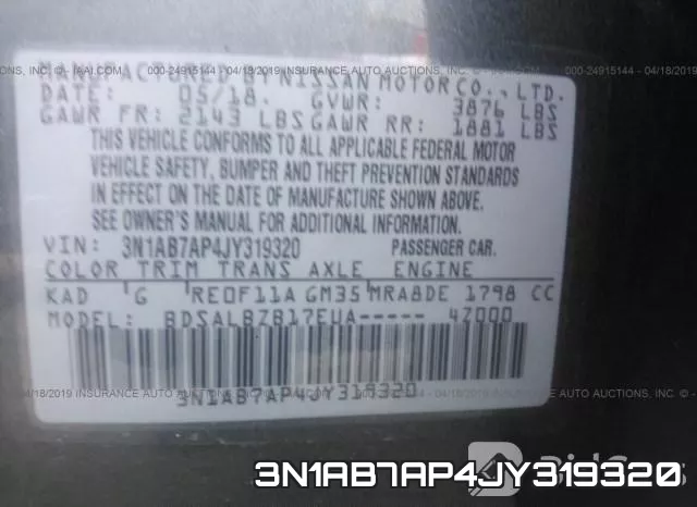 3N1AB7AP4JY319320 фото 10