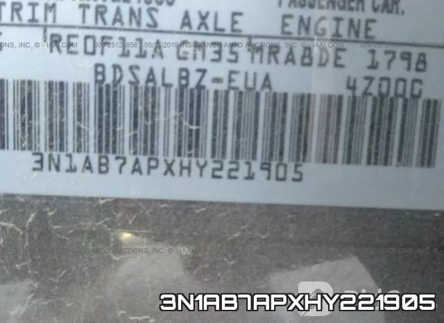 3N1AB7APXHY221905 фото 10