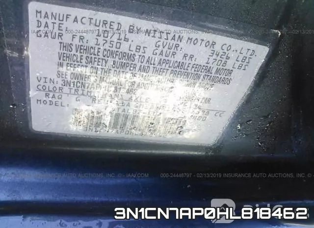 3N1CN7AP0HL818462 фото 10
