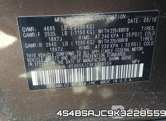 4S4BSAJC9K3228559 фото 10