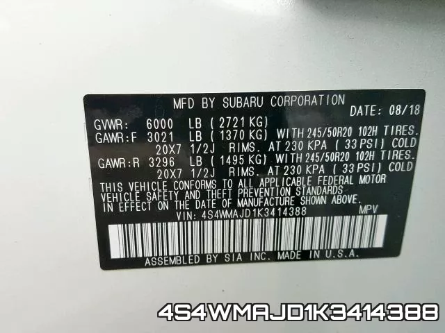 4S4WMAJD1K3414388 фото 2