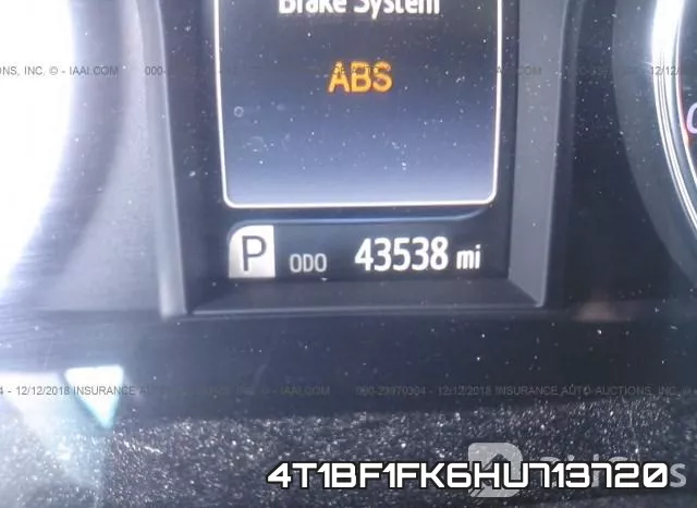 4T1BF1FK6HU713720 фото 8