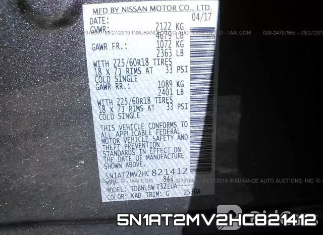 5N1AT2MV2HC821412 фото 10