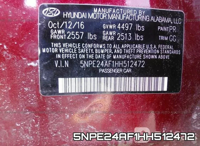5NPE24AF1HH512472 фото 10