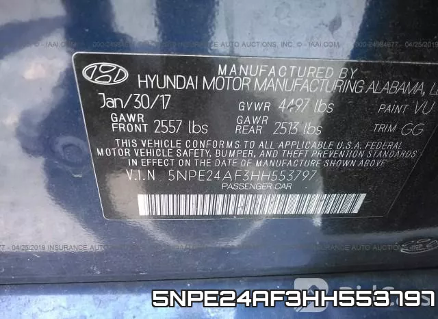 5NPE24AF3HH553797 фото 10