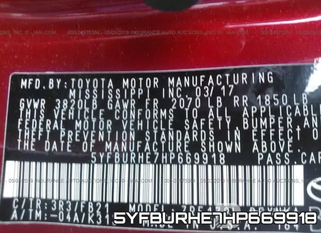 5YFBURHE7HP669918 фото 10