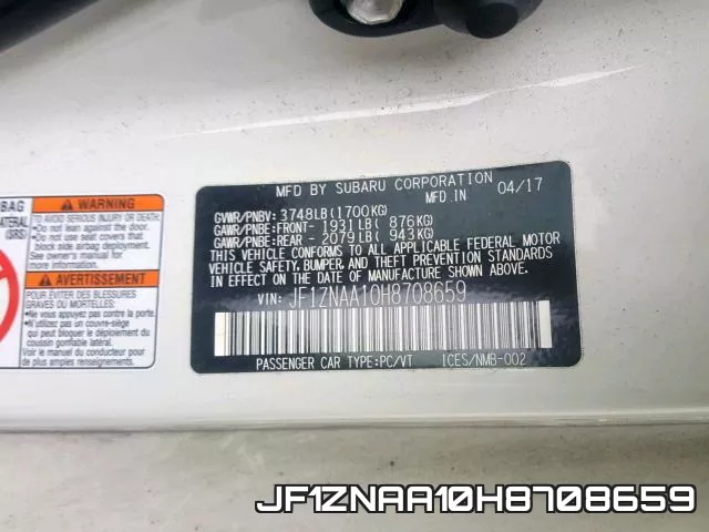 JF1ZNAA10H8708659 фото 2