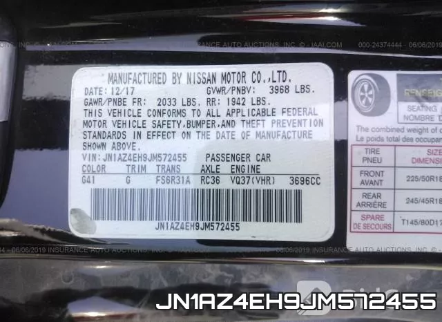 JN1AZ4EH9JM572455 фото 10