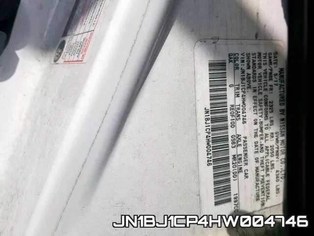 JN1BJ1CP4HW004746 фото 2