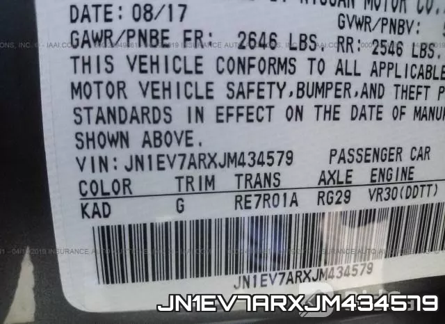 JN1EV7ARXJM434579 фото 10