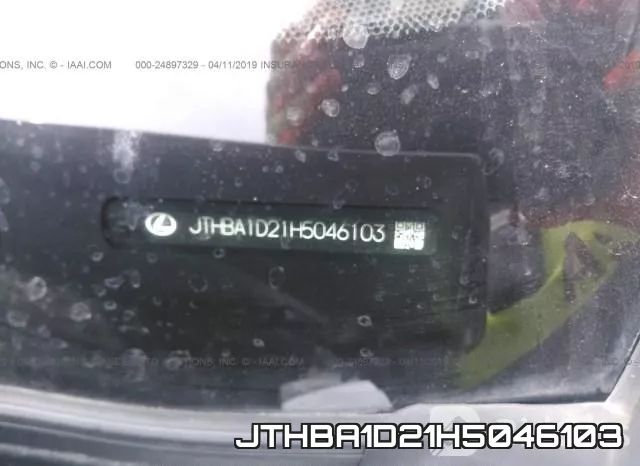JTHBA1D21H5046103 фото 10