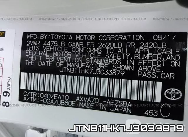 JTNB11HK7J3033879 фото 9