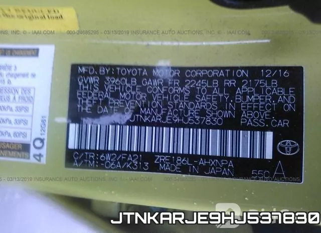 JTNKARJE9HJ537830 фото 10